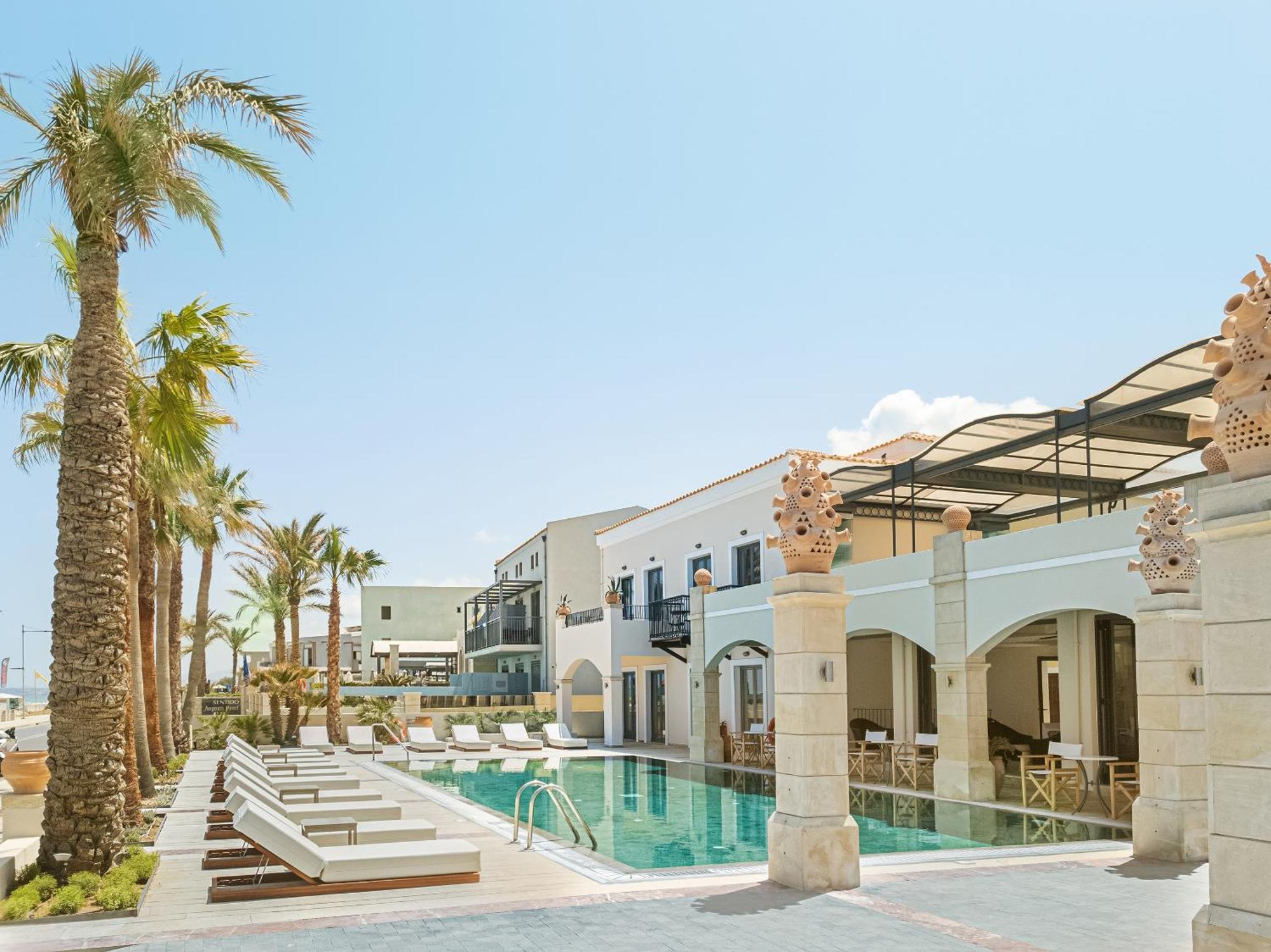 Grecotel Plaza Beach House Rethymno Exteriör bild